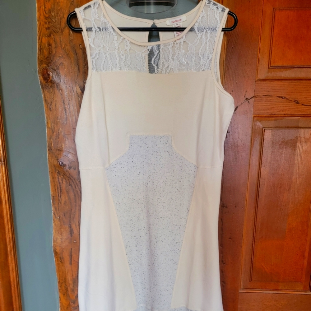 Sundance lace and cotton dress size medium NWT